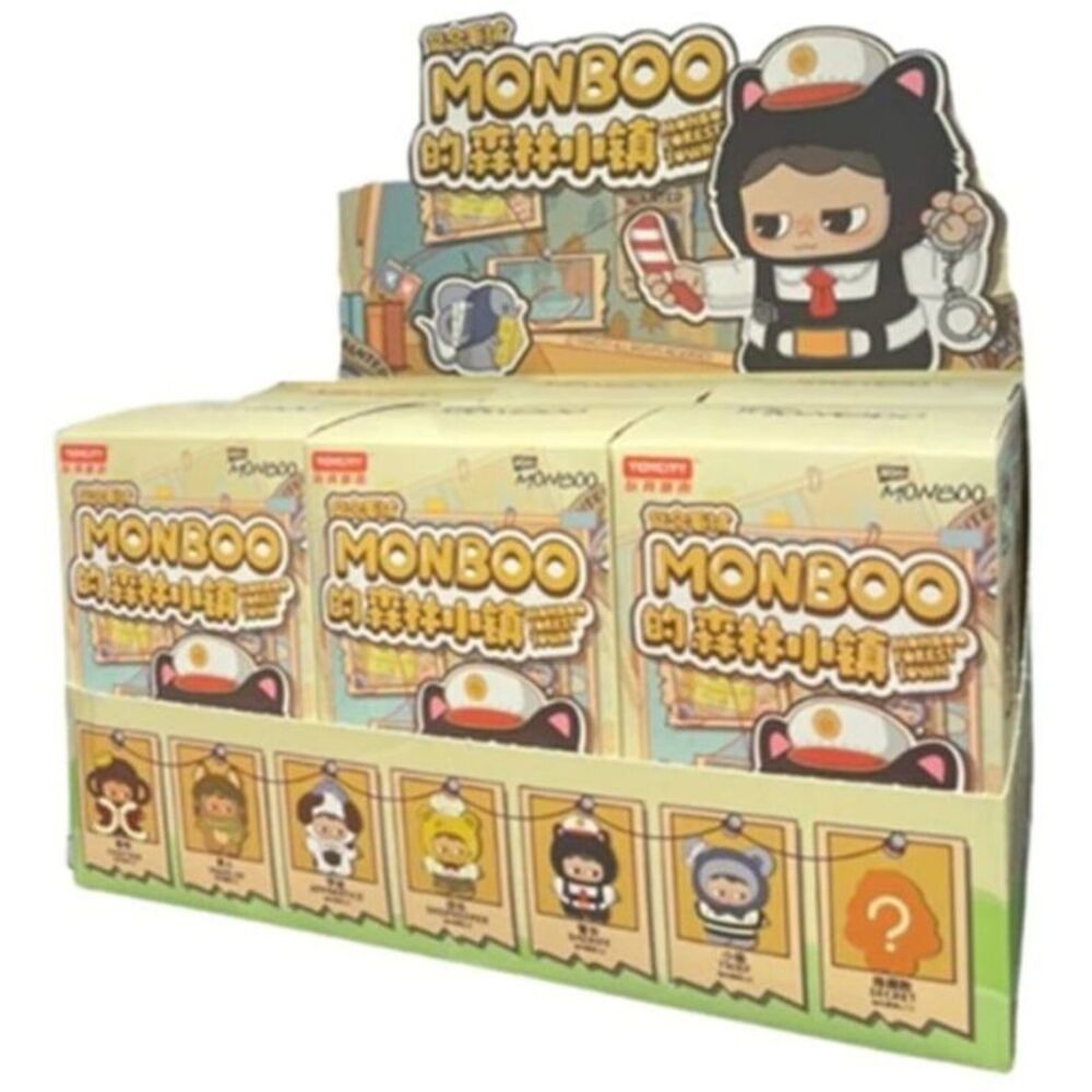 TOY CITY - MONBOO - Forest Town series Blind Box 6pc display  COLLECTIBLES